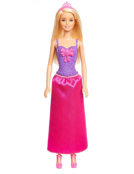Barbie Papusa Printesa Cu Rochita Rosie,MTDMM06_GGJ94