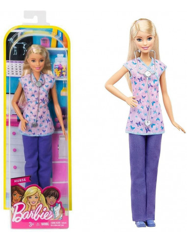 Papusa Barbie Cariere Medic,MTDVF50_DVF57