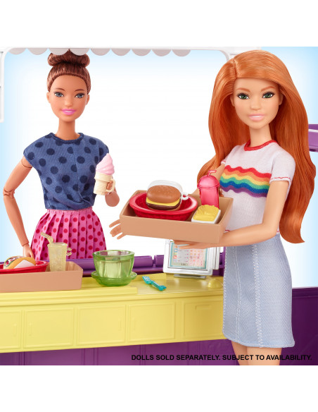 Barbie Set Cu Rulota La Picnic,MTGMW07
