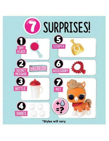 Papusa Lol Surprise Ball Pets Noriel, 7 Piese,Uniq549574