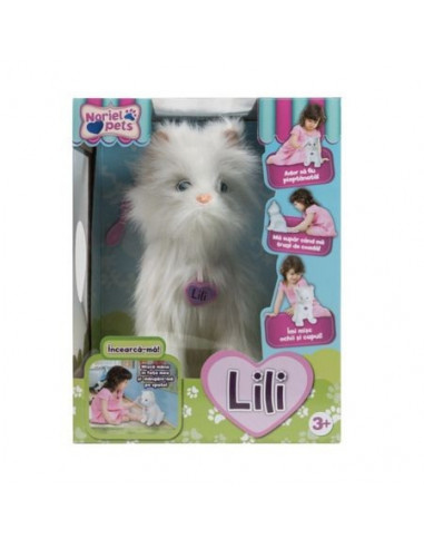 Pisicuta Lili, Jucarie De Plus Interactiva Noriel,Uniq9532 Pisicuta Lili, Jucarie De Plus Interactiva Noriel,Uniq9532
