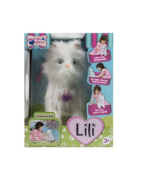 Pisicuta Lili, Jucarie De Plus Interactiva Noriel,Uniq9532 Pisicuta Lili, Jucarie De Plus Interactiva Noriel,Uniq9532