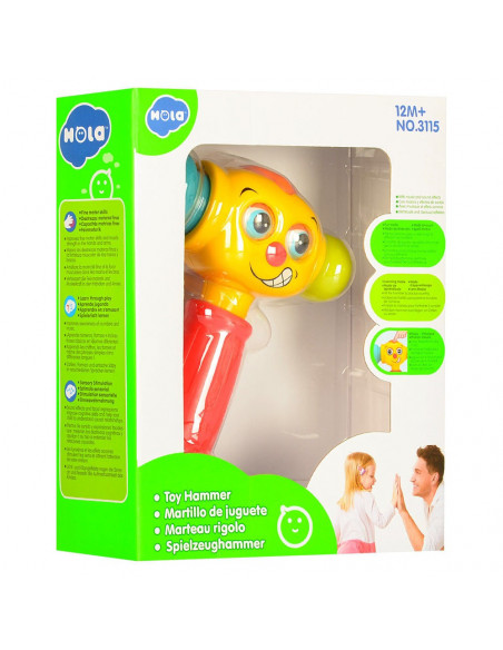 Ciocan Interactiv Si Educativ Cu Lumini Si Sunete,3115