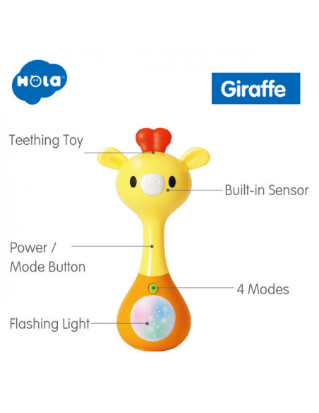 Zornaitoare Girafa Cu Sunete Si Lumini,3134A_GIRAFA