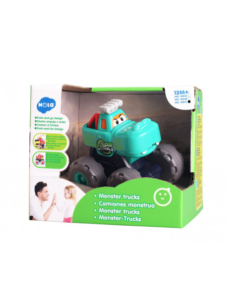 Masinuta Bebe Monster Truck Crocodilul,3151C