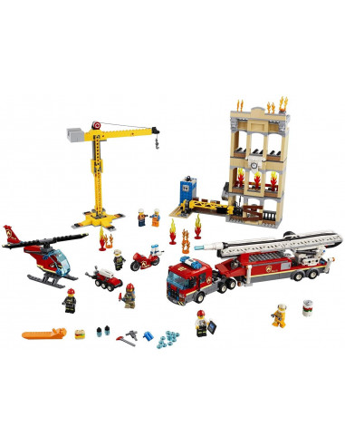 Lego City Divizia Pompierilor Din Centrul Orasului 60216,60216