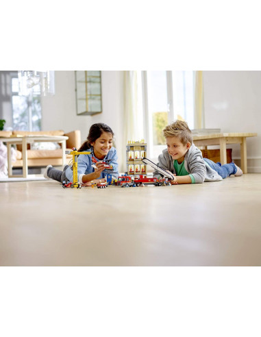 Lego City Divizia Pompierilor Din Centrul Orasului 60216,60216