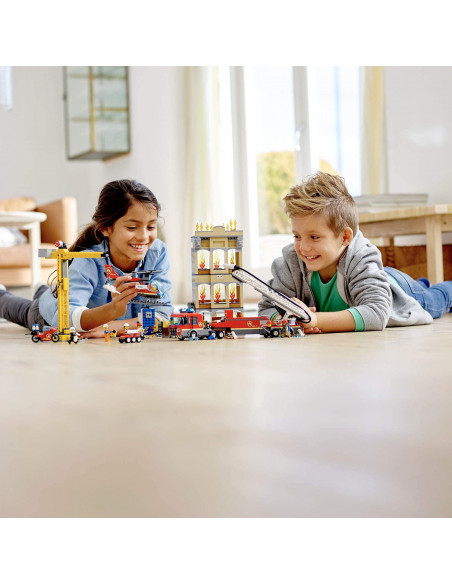 Lego City Divizia Pompierilor Din Centrul Orasului 60216,60216