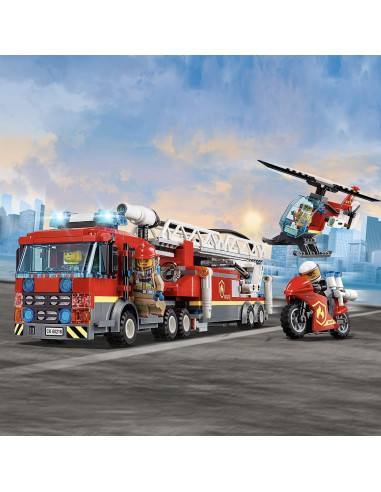 Lego City Divizia Pompierilor Din Centrul Orasului 60216,60216