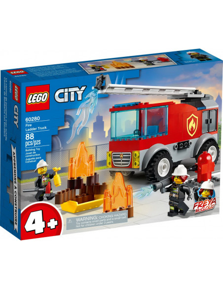Lego City Camion De Pompieri Cu Scara 60280,60280