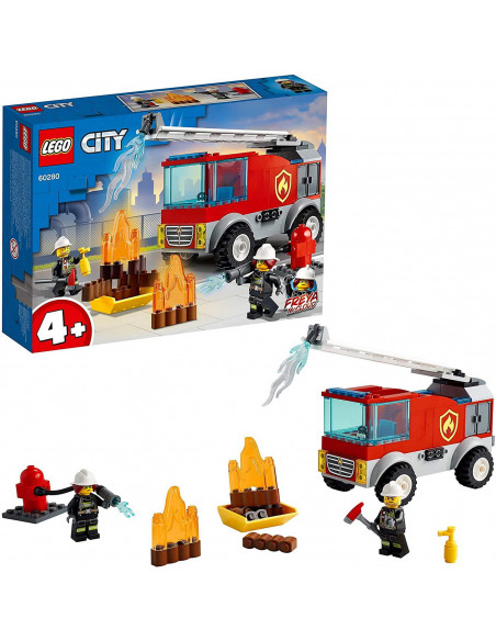 Lego City Camion De Pompieri Cu Scara 60280,60280