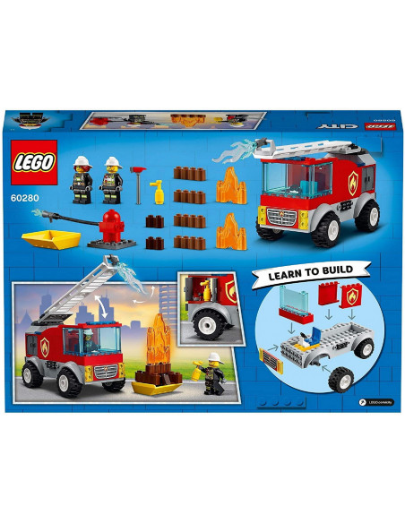 Lego City Camion De Pompieri Cu Scara 60280,60280