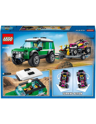 Lego City Transportor De Automobile De Curse 60288,60288