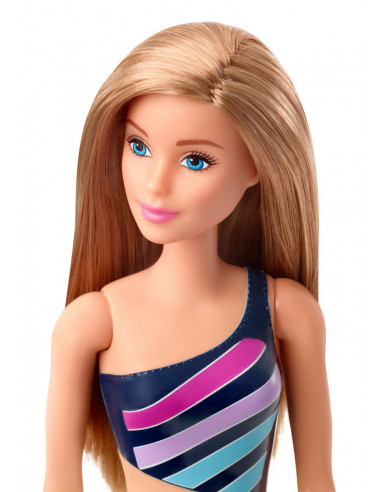 Papusa Barbie Satena Cu Costum De Baie Multicolor,MTDWJ99_GHW41