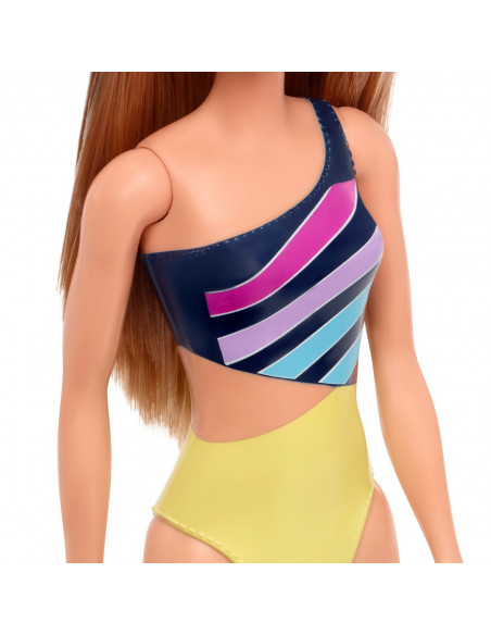 Papusa Barbie Satena Cu Costum De Baie Multicolor,MTDWJ99_GHW41