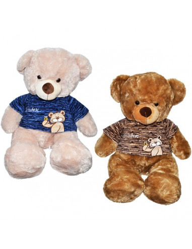 Ursulet De Plus Cu Bluza, 75 Cm, Maro,24524