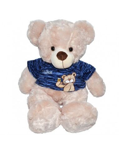 Ursulet De Plus Cu Bluza, 60 Cm, Crem,24523