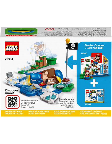 Lego Leaf Costum De Puteri: Mario Pinguin 71384,71384