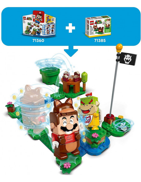 Lego Leaf Costum De Puteri: Mario Tanooki 71385,71385