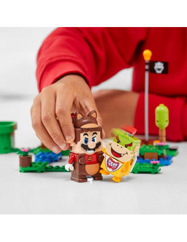 Lego Leaf Costum De Puteri: Mario Tanooki 71385,71385