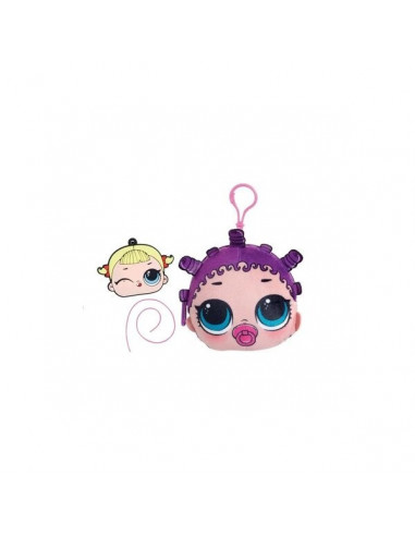 Gentuta cu fermoar, LOL Squishy Plush, Lilroller Sk8er,SQ001-04