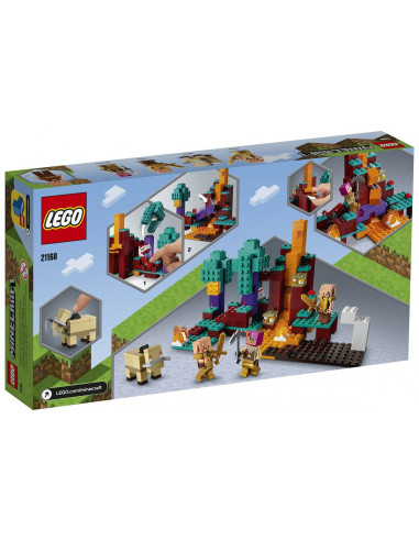 Lego Minecraft Padurea Deformata 21168,21168