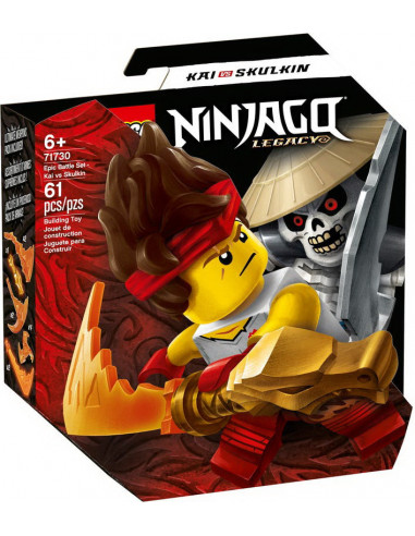 Lego Ninjago Set De Lupta Epica - Kai Contra Skulkin 71730,71730