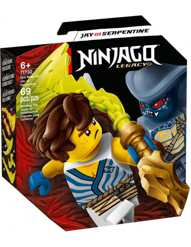 Lego Ninjago Set De Lupta Epica - Jay Contra Serpentine
