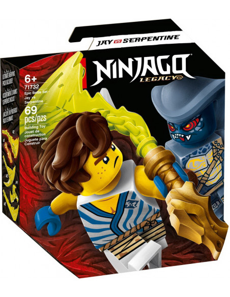 Lego Ninjago Set De Lupta Epica - Jay Contra Serpentine