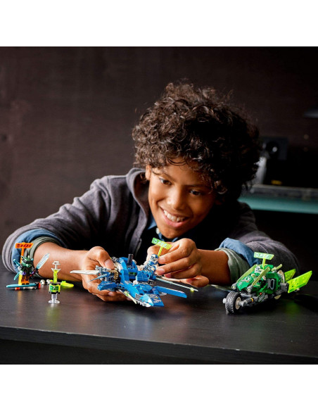 Lego Ninjago Masinile Rapide De Curse Ale Lui Jay Și Lloyd