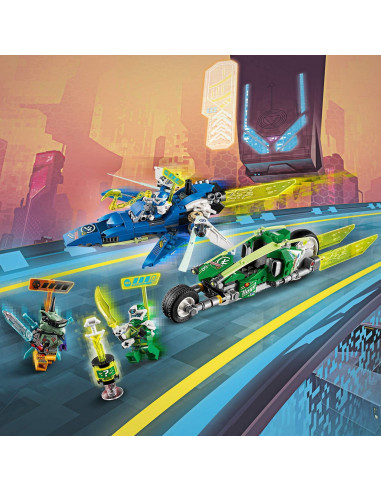 Lego Ninjago Masinile Rapide De Curse Ale Lui Jay Și Lloyd