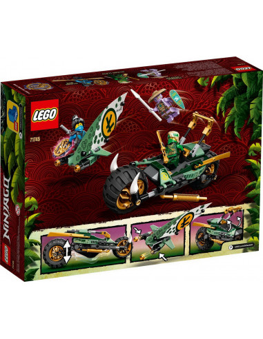 Lego Ninjago Motocicleta Chopper De Jungla A Lui Lloy