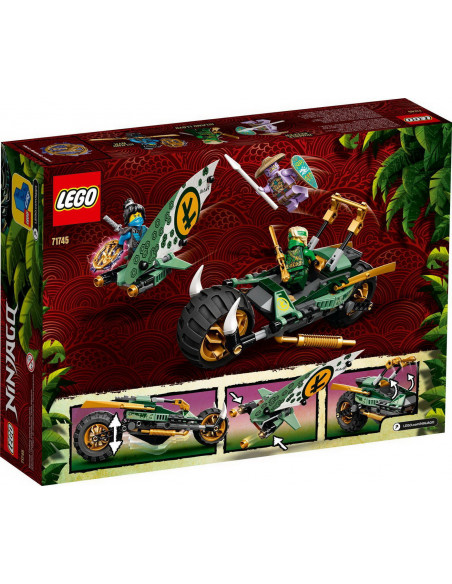 Lego Ninjago Motocicleta Chopper De Jungla A Lui Lloy