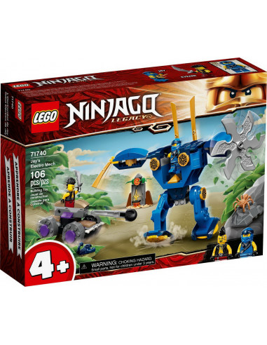 Lego Ninjago Robotul Electro Al Lui Jay 71740,71740