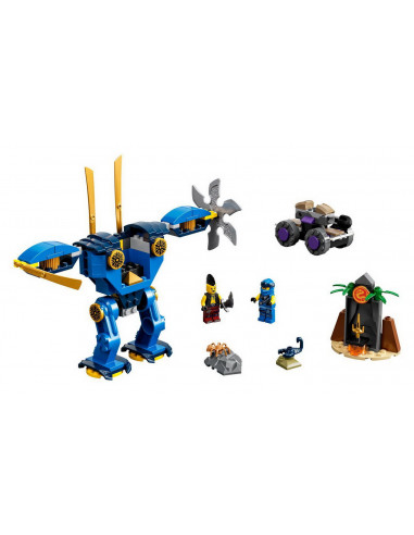 Lego Ninjago Robotul Electro Al Lui Jay 71740,71740
