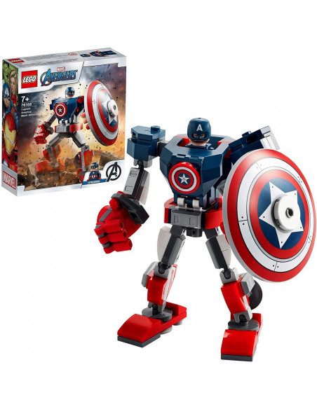 Lego Super Heroes Armura De Robot Capitanul America 76168,76168