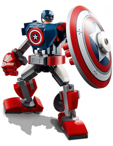 Lego Super Heroes Armura De Robot Capitanul America 76168,76168