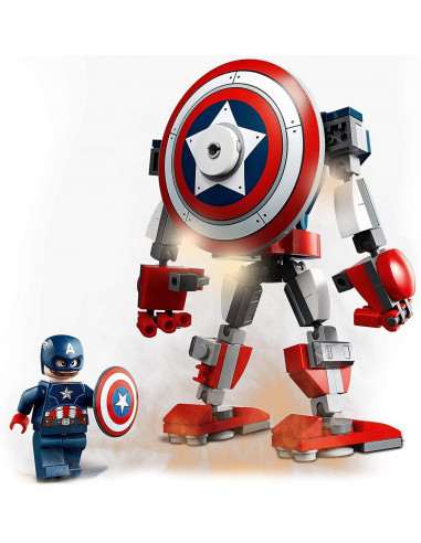 Lego Super Heroes Armura De Robot Capitanul America 76168,76168