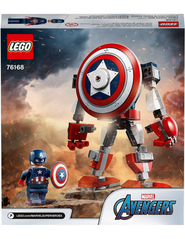 Lego Super Heroes Armura De Robot Capitanul America 76168,76168