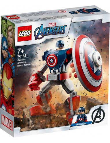 Lego Super Heroes Armura De Robot Capitanul America 76168,76168