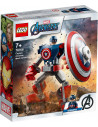 Lego Super Heroes Armura De Robot Capitanul America 76168,76168