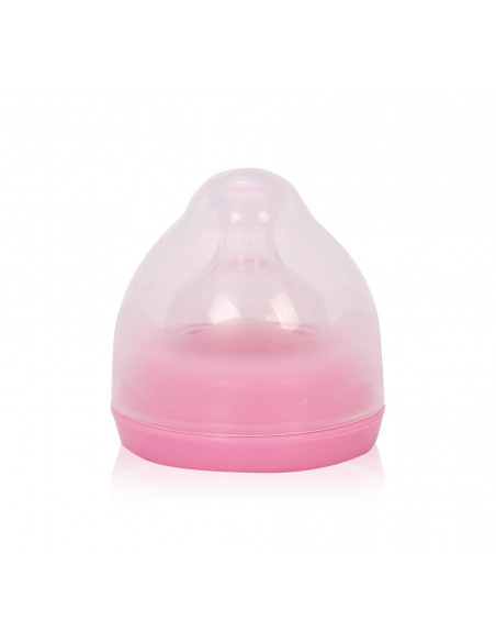 Pompa de san manuala, cu biberon 150 ml inclus, Pink,10220360004