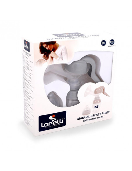 Pompa de san manuala, cu biberon 150 ml inclus, Blue,10220360003