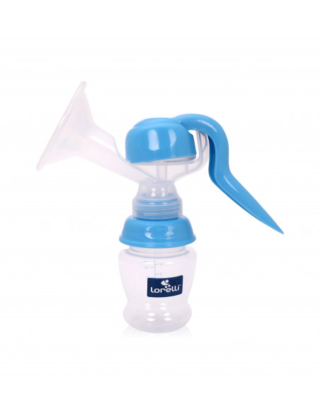 Pompa de san manuala, cu biberon 150 ml inclus, Blue,10220360003