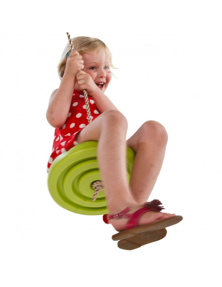 Leagan rotund din plastic, Monkey PP10 - Lime