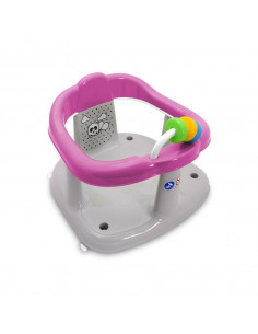Scaun de baie pentru bebe, antiderapant, Panda, Pink,10130780003