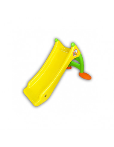 Tobogan Plastic Dolu, Galben-Verde,3418