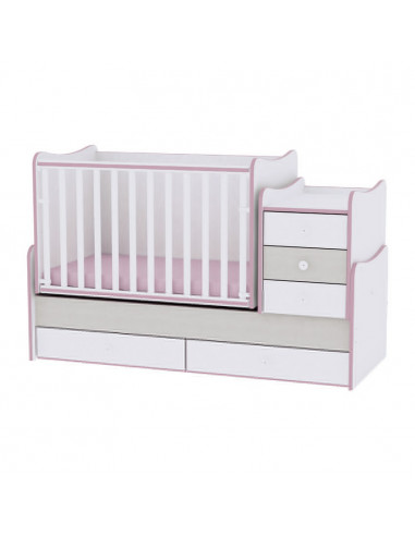 Mobilier MAXI PLUS NEW, White & Pink Crossline,10150300032A