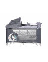 Patut MOONLIGHT 2 niveluri si balansoar, Grey Cute