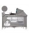 Patut MOONLIGHT 2 niveluri si balansoar, Grey Luxe,10080422068